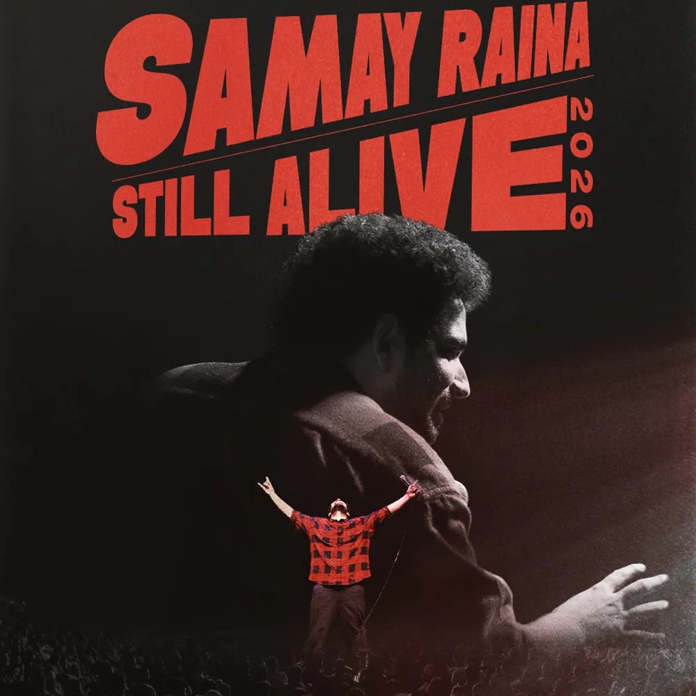 Samay Raina: Still Alive · North America Tour 2026 — original promotional artwork